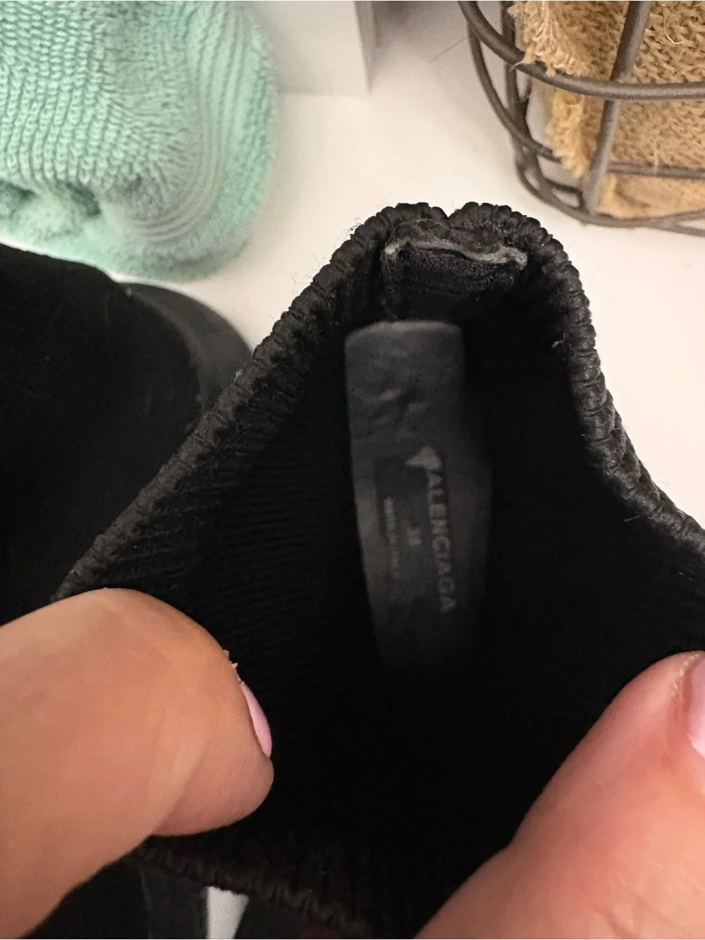 Balenciaga Black Knit Sock Sneakers